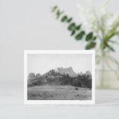 Crow Butte bei Ft. Robinson Fotograph Postkarte (Stehend Vorderseite)