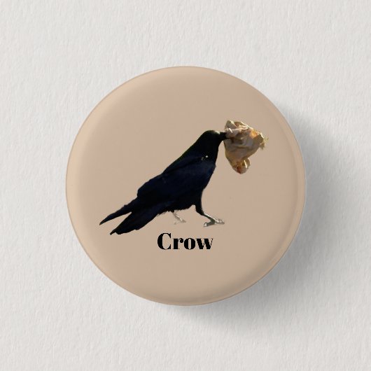 Crow Button (Vorderseite)