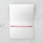 Crow Cartoon Weihnachtskarten Feiertagskarte (Innenseite)