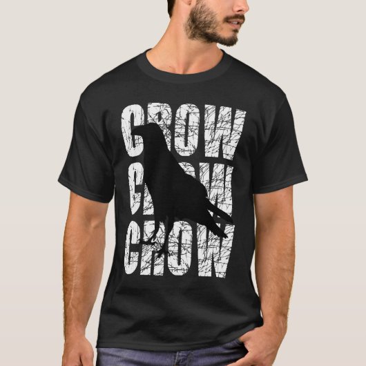 Crow Clever Raven Crow Blackbird T-Shirt (Vorderseite)