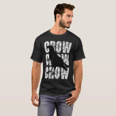 Crow Clever Raven Crow Blackbird T-Shirt (Vorne ganz)