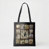 Crow Collage Art Tasche (Vorderseite)