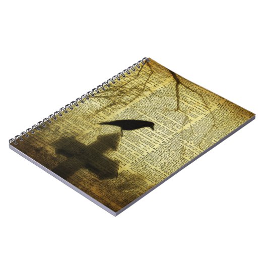 Crow Collage Notizblock (Linke Seite)