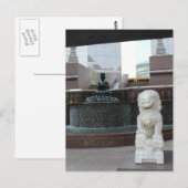 Crow Collection of Asian Art Fountain # 1 Postkarte (Vorne/Hinten)
