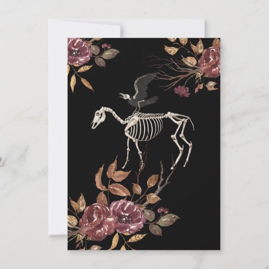 Crow & Crow Einladung (Rückseite)