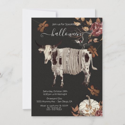 Crow & Crow Einladung (Vorderseite)