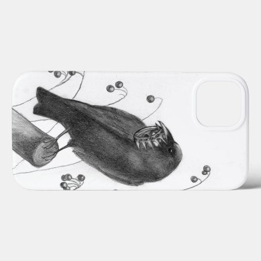 Crow & Crown Case-Mate iPhone Hülle (Rückseite (Horizontal))