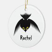 Crow Custom Gothic Medallion Keramik Ornament (Links)