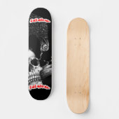 Crow-Deck mit inimitiertem Essen Skateboard (Vorderseite)