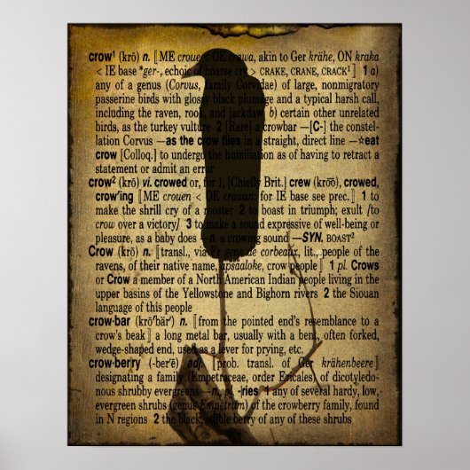 Crow definieren poster (Vorne)