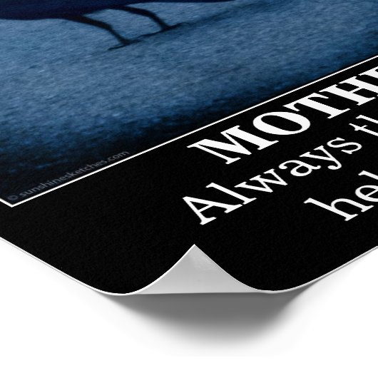 Crow-Demotivationspopster Poster (Ecke)