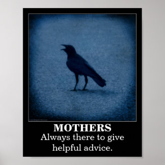 Crow-Demotivationspopster Poster