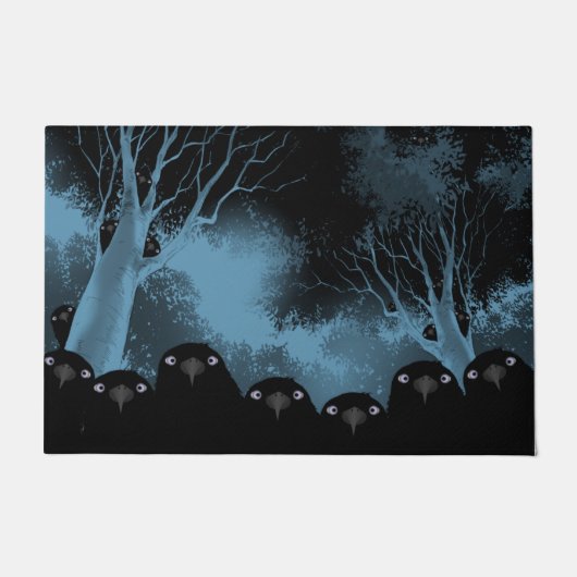Crow Door Mat essen Fußmatte (Vorderseite)