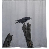 Crow Duschvorhang (Vorderseite)