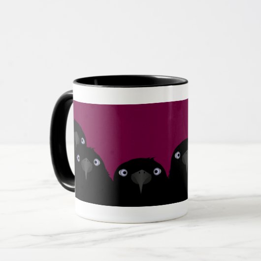 Crow essen tasse (Vorderseite Links)