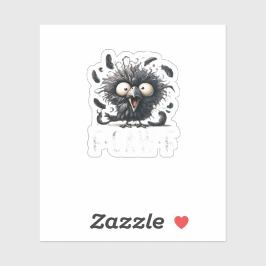 Crow F-Caw-F Aufkleber (Blatt)