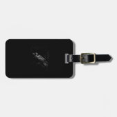 Crow, F-Caw-F Bird Retro Classic Gepäckanhänger (Vorderseite horizontal)