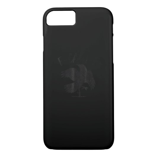 Crow, F-Caw-F Funny Bird Aesthetic Casual Case-Mate iPhone Hülle (Rückseite)