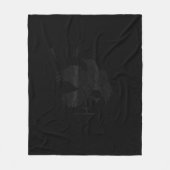 Crow, F-Caw-F Funny Bird Aesthetic Casual Fleecedecke (Vorderseite)