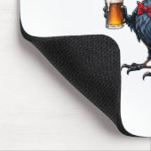 Crow, F-Caw-F Funny Bird Creative Casual Mousepad (Ecke)