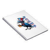 Crow, F-Caw-F Funny Bird Creative Casual Notizblock (Rechte Seite)