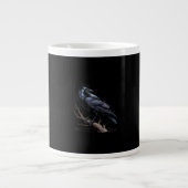 Crow, F-Caw-F Funny Bird Funny Quote Jumbo-Tasse (Vorderseite)