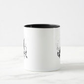 Crow, F-Caw-F Funny Bird Funny Trendy Tasse (Zentrum)