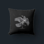 Crow, F-Caw-F Funny Bird Moon Gothic Adult Humor C Kissen<br><div class="desc">Crow,  F-Caw-F Funny Bird Moon Gothic Adult Humor Classic Retro Style: A classic retro crow design with gothic moon vibes. Great for vintage Halloween fans. Eerie,  nostalgic,  and fun.</div>