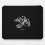 Crow, F-Caw-F Funny Bird Moon Gothic Adult Humor C Mousepad<br><div class="desc">Crow,  F-Caw-F Funny Bird Moon Gothic Adult Humor Classic Retro Style: A classic retro crow design with gothic moon vibes. Great for vintage Halloween fans. Eerie,  nostalgic,  and fun.</div>
