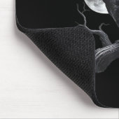 Crow F-Caw-F Funny Bird Moon Gothic Adult Humor Cr Mousepad (Ecke)