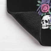 Crow F-Caw-F Funny Bird Moon Gothic Adult Humor Mi Mousepad (Ecke)