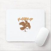 Crow F-Caw-F Funny Bird Raven Meme Mousepad (Mit Mouse)