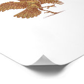 Crow F-Caw-F Funny Bird Raven Meme Poster (Ecke)