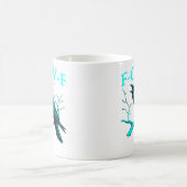 Crow F-Caw-F Funny Bird Retro Design Creative Styl Kaffeetasse (Mittel)