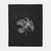 Crow, F-Caw-F Funny Bird Retro Graphic