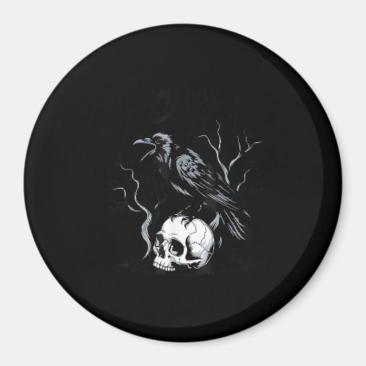 Crow F-Caw-F Funny Bird Saying Humor Meme Desin Magnet (Vorne)