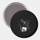 Crow F-Caw-F Funny Bird Saying Humor Meme Desin Magnet (Vorderseite/Rückseite)