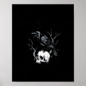 Crow F-Caw-F Funny Bird Saying Humor Meme Desin Poster (Vorne)