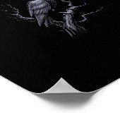 Crow F-Caw-F Funny Bird Saying Humor Meme Poster (Ecke)