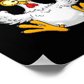 Crow F-Caw-F Funny Humor Gothic Poster (Ecke)