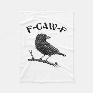 Crow F-CAW-F Halloween Fleecedecke