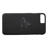 Crow F-Caw-F Retro Crow Case-Mate iPhone Hülle (Rückseite (Horizontal))