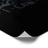 Crow F-Caw-F Retro Crow Poster (Ecke)