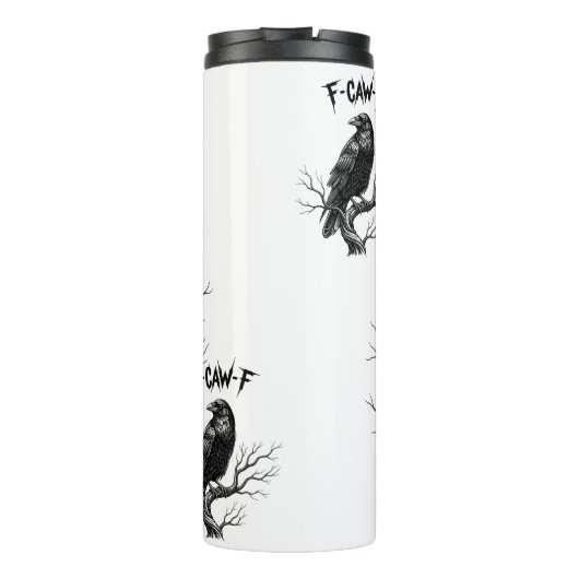 Crow - F-Caw-F Thermosbecher (Rückseite)