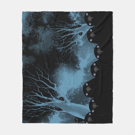 Crow Fleece Blanket essen (Vorderseite)