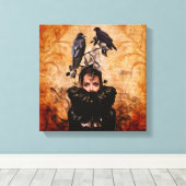 Crow-Frau in der Moderne Leinwanddruck (Insitu (Holzboden))