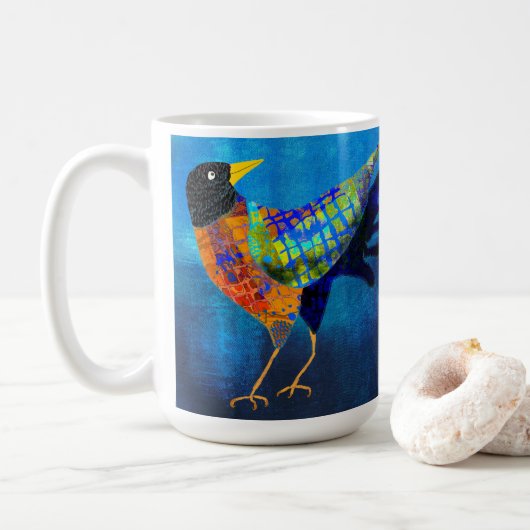 Crow Friends-Tasse Kaffeetasse (Mit Donut)