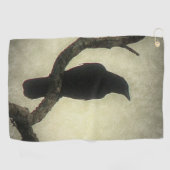 Crow Golfhandtuch (Horizontal)