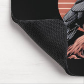 Crow Gothic Funny F-Caw-F Humor Classic Style Mousepad (Ecke)