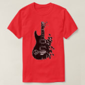Crow Guitar T-Shirt (Design vorne)